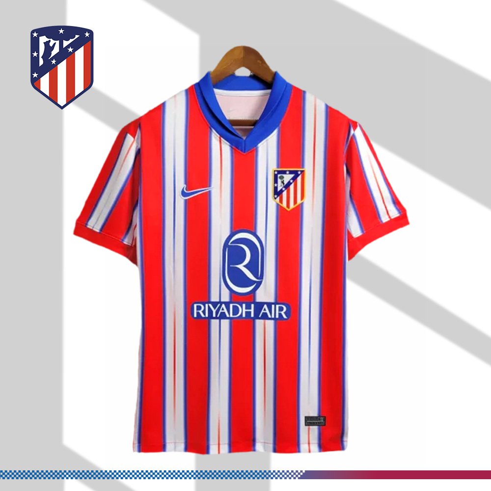 225434f1ae 2024/2025 Atletico Madrid Home Football Shirt (Fan Edition) - Image 1