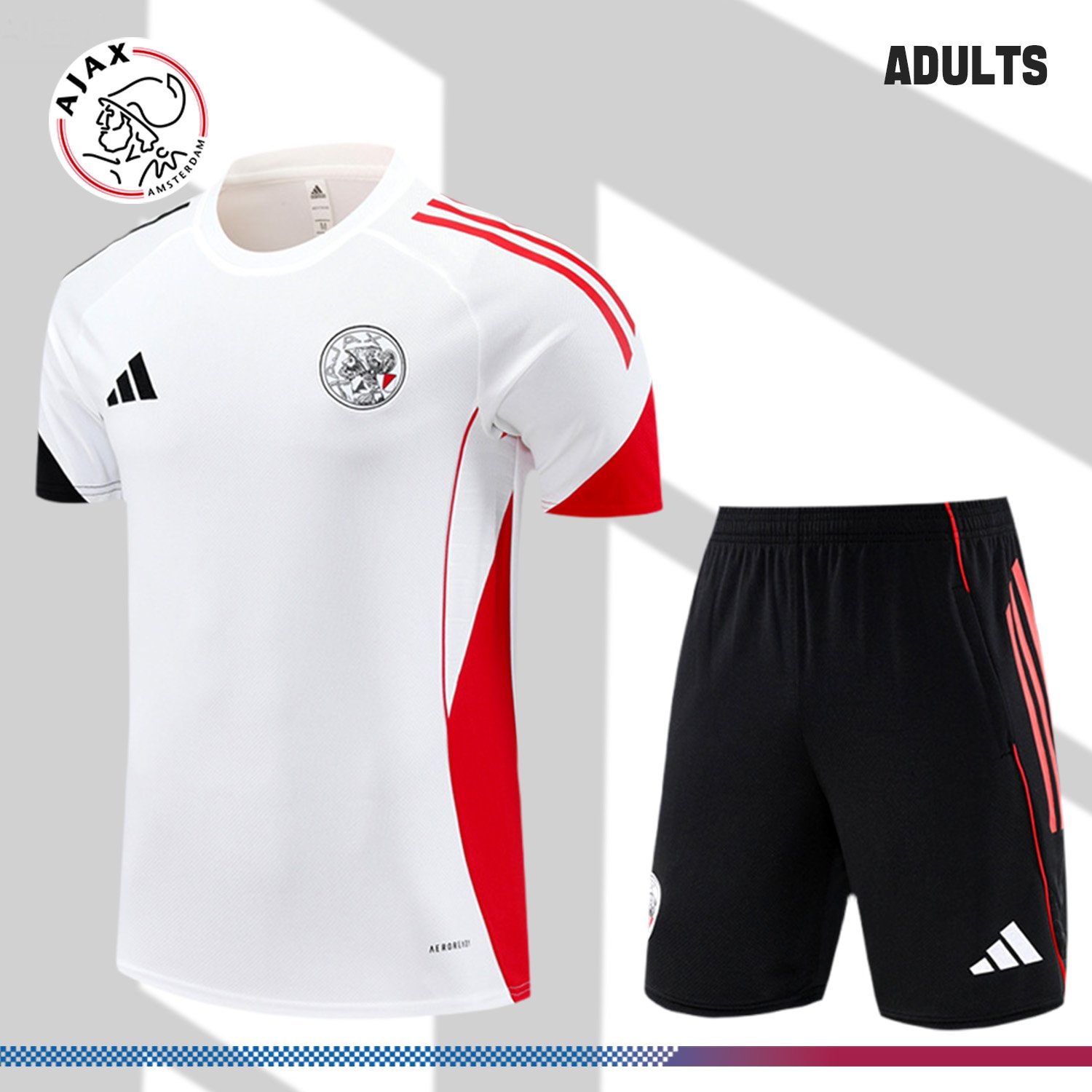 231050f2ee 2025/2026 Ajax Adult Short Sleeve Training Wear (Adult kit) - Image 1
