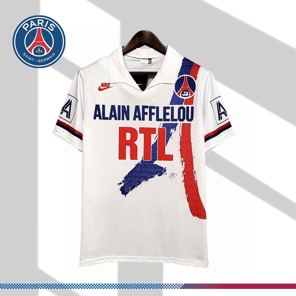 23e42c1751-0418022c6a 1990/1992 Paris Saint-Germain Home Vintage Football Shirt - Image 1