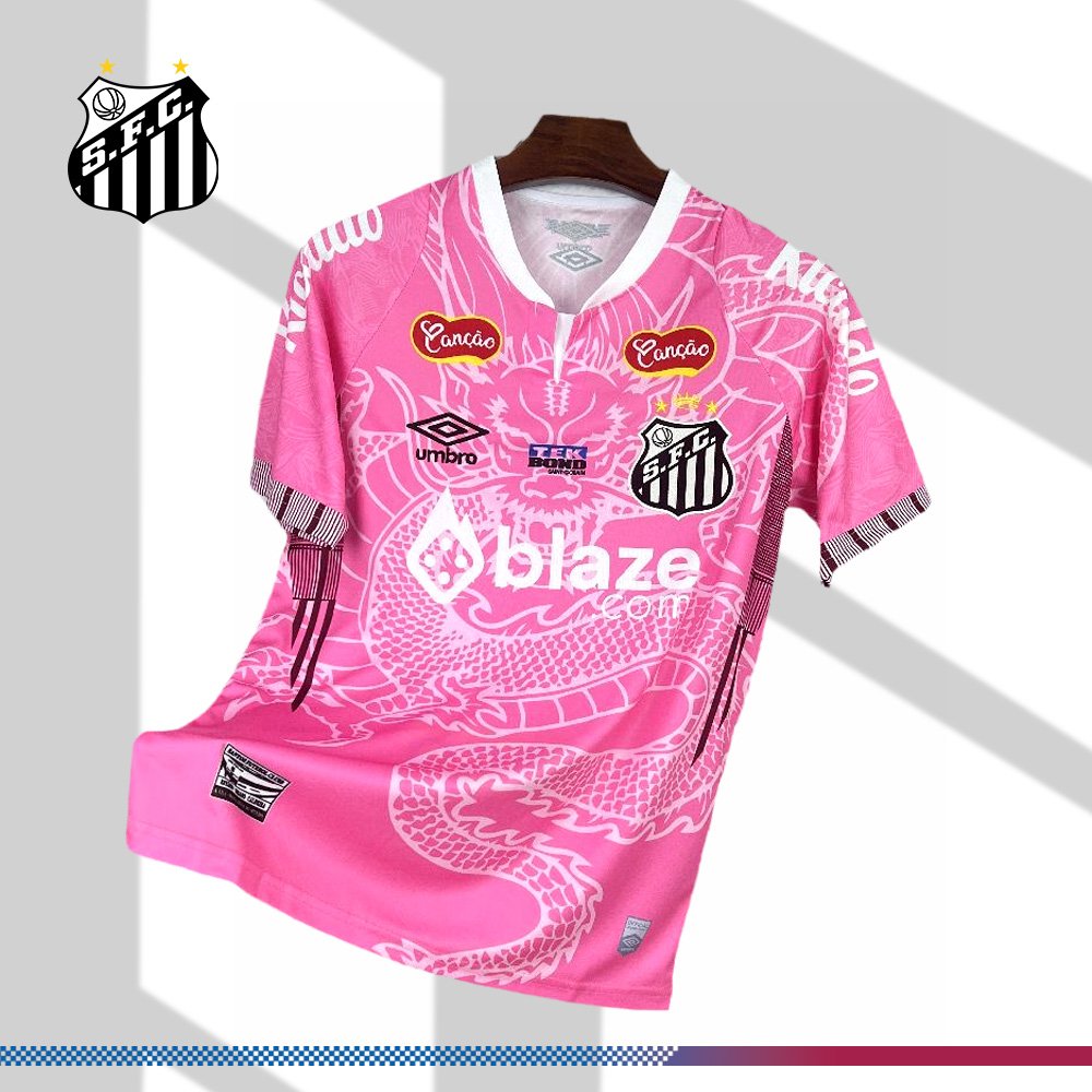24 2025/2026 Santos Dragon Rose Special Edition Football Shirt (Fan Edition) - Image 1