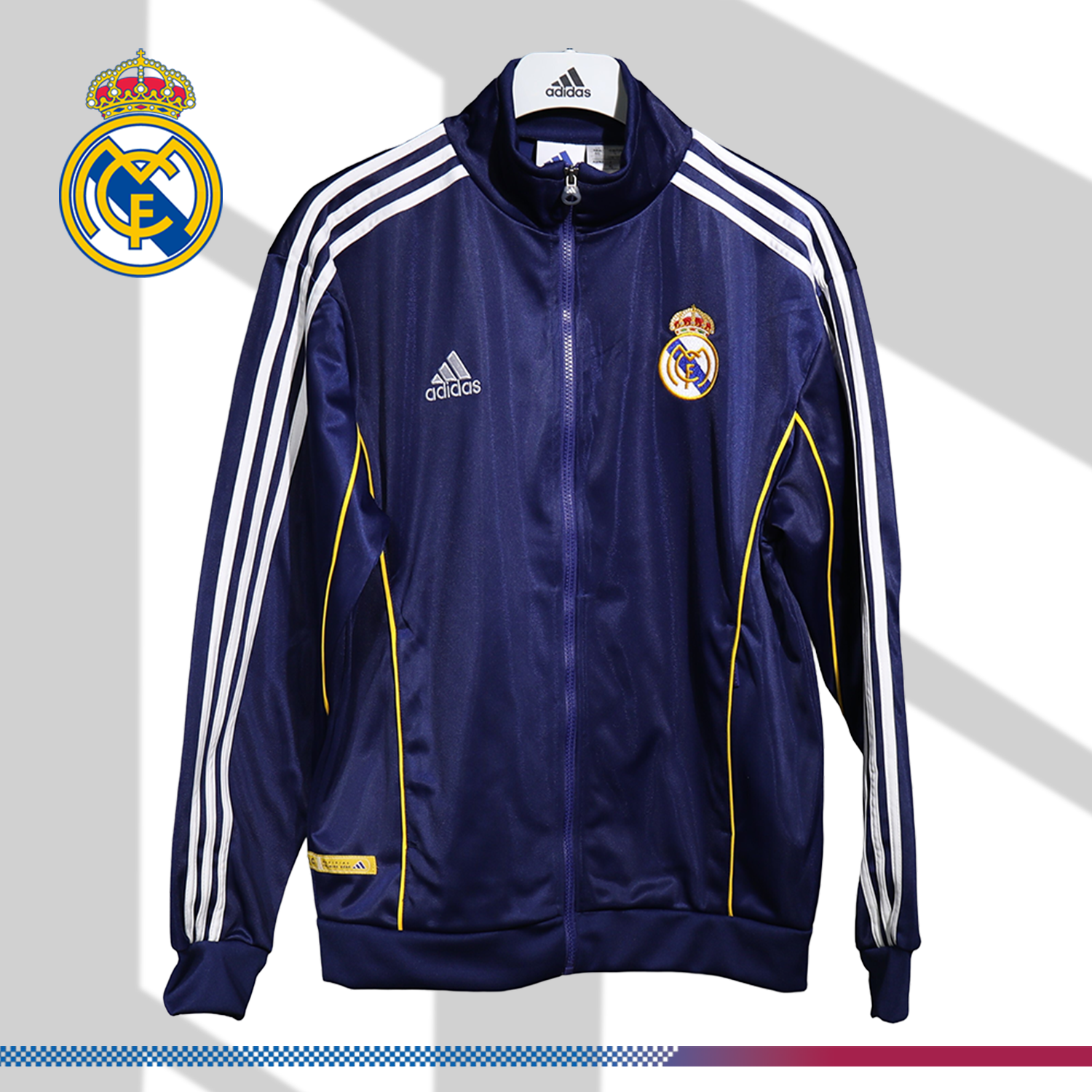 27c864dcec-231355025a Real Madrid replica 99/00 Champions League first year football casual culture jacket - Image 1