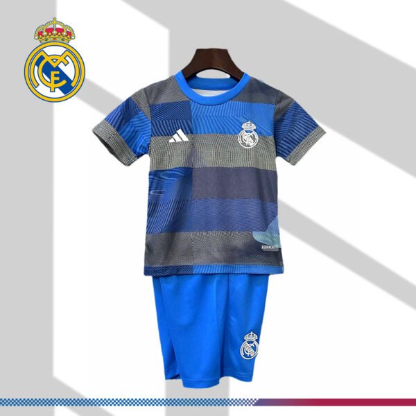 2025/2026 Real Madrid Pre-match Training Football Kids Kit