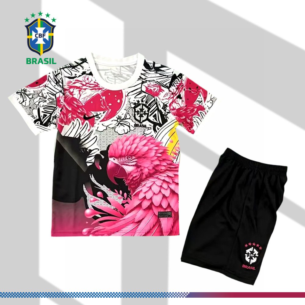 3-021449e1c3 2025/2026 Brazilian Special Edition Football Shirt (Kids Kit) - Image 1