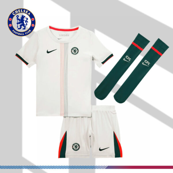 2025/2026 Chelsea AwayFootball Shirt (Kids Kit)
