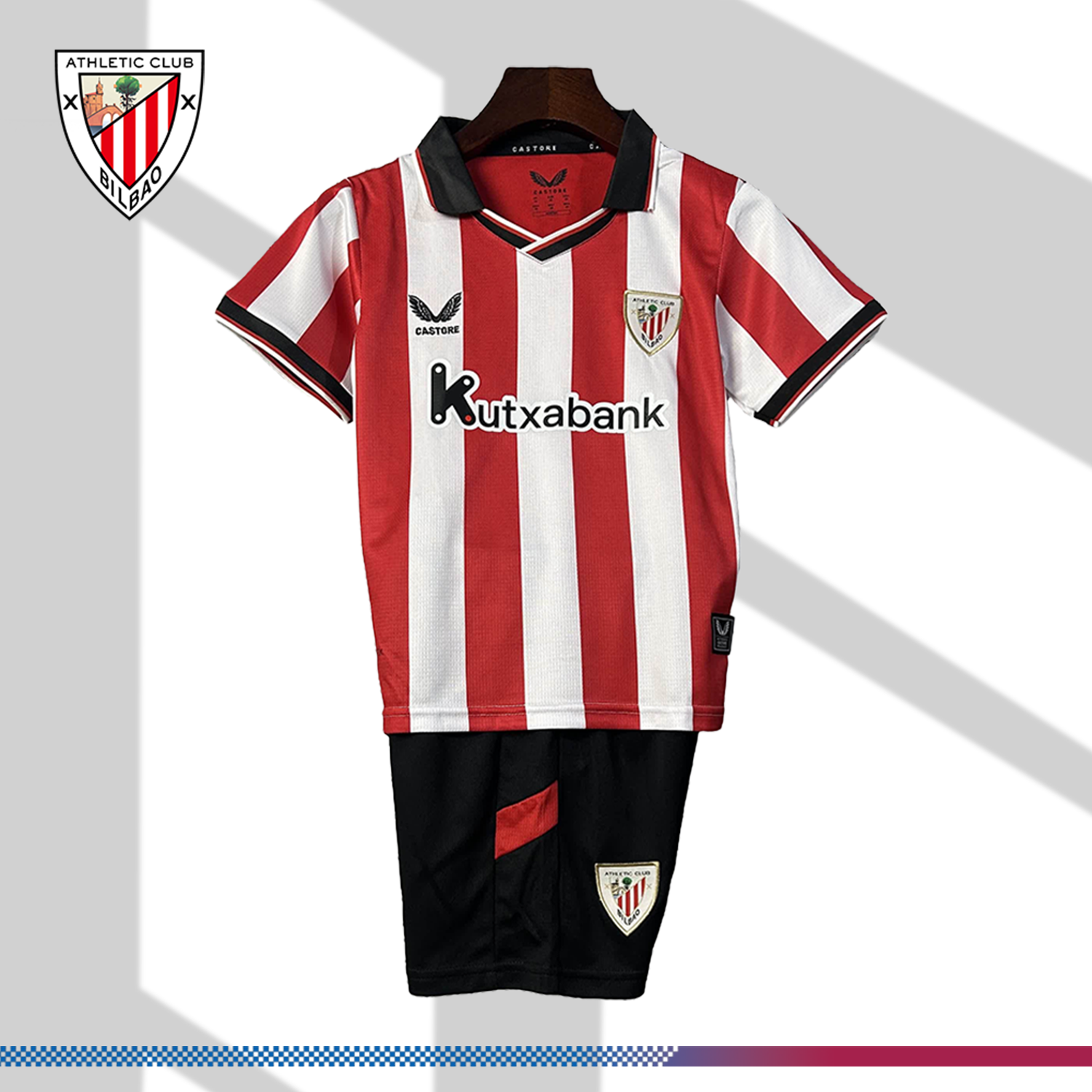 302f33d573-023110a760 2025/2026 Bilbao Home Football Shirt (Kids Kit) - Image 1