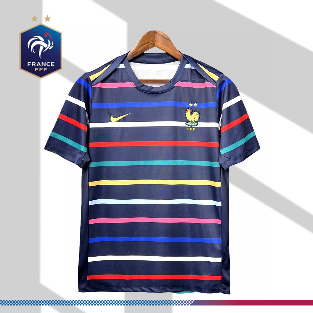 31c98eb668-02131791ff 2024/2025 France Pre-match Training Football Shirt (Fan Edition) - Image 1