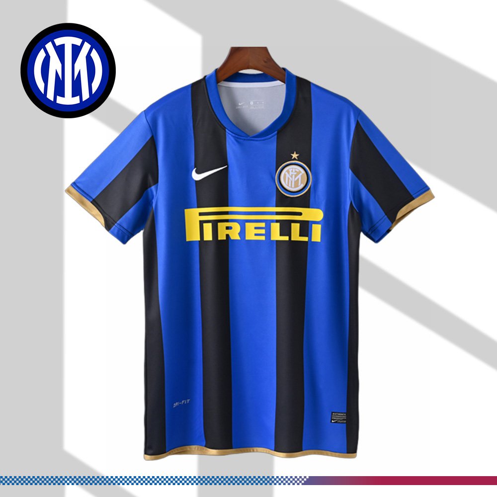 34aa31bdf8-05461862b3 2008/2009 Inter Milan Away Retro Football Shirt - Image 1