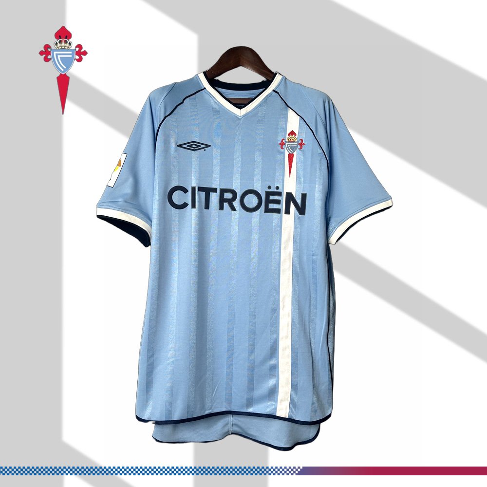 37a22f8b93-002610f588 2001/2002 Celta Vigo Home Retro Football Shirt - Image 1