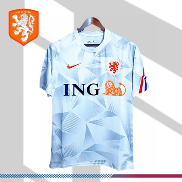 2020/2021 Netherlands Pre-match Training Retro Football Shirt