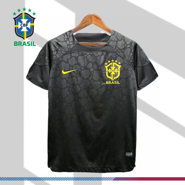 2024/2025 Brazil Goalkeeper Black Football Shirt (Fan Edition)