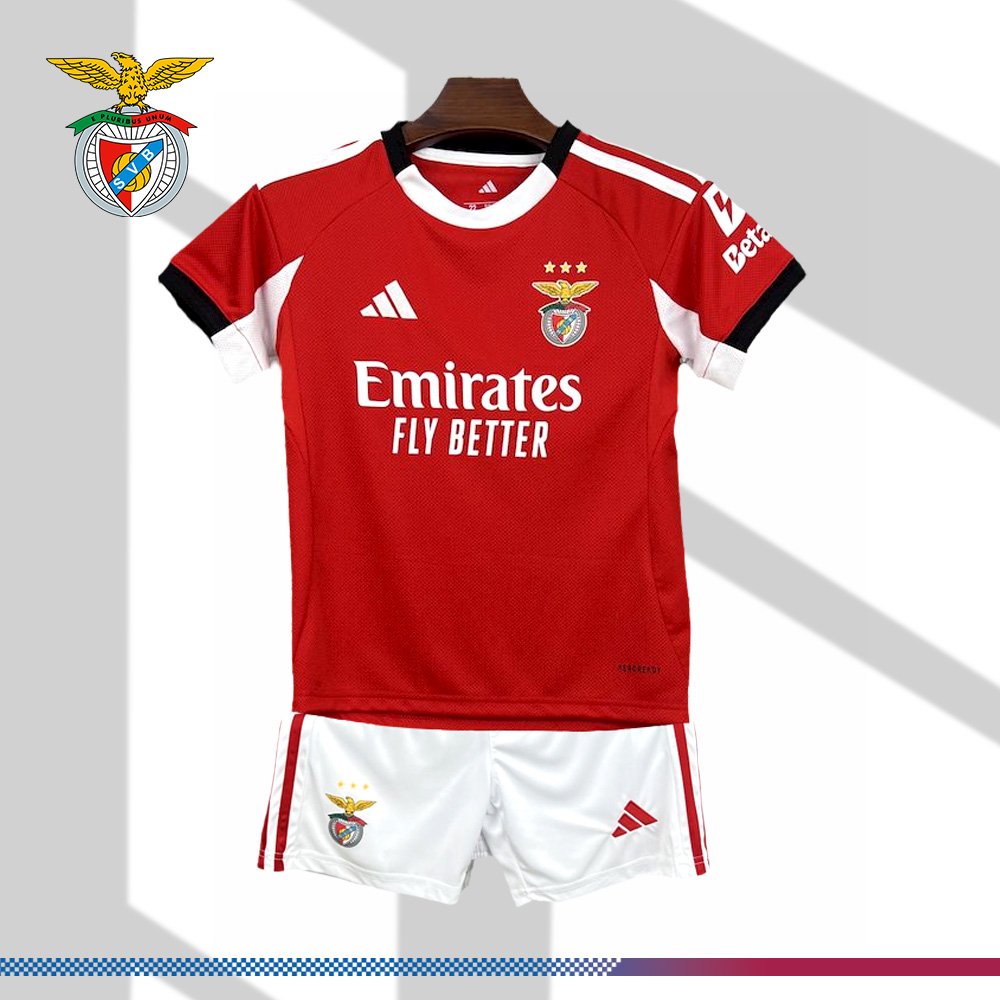 4-035128aba1 2025/2026 Benfica Football Club Home Football Shirt(Kids Kit) - Image 1