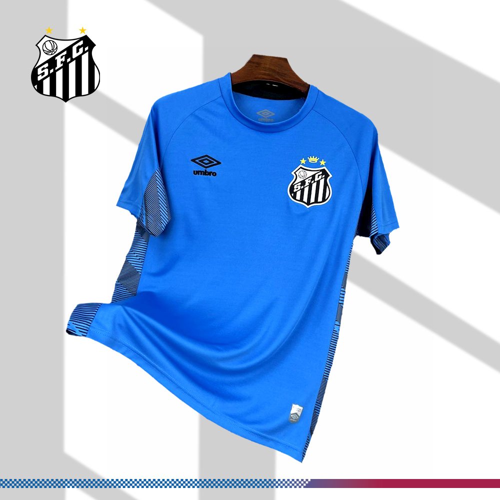 4-0354187ea7 2025/2026 Santos Blue Goalkeeper Football Shirt (Fan Edition) - Image 1
