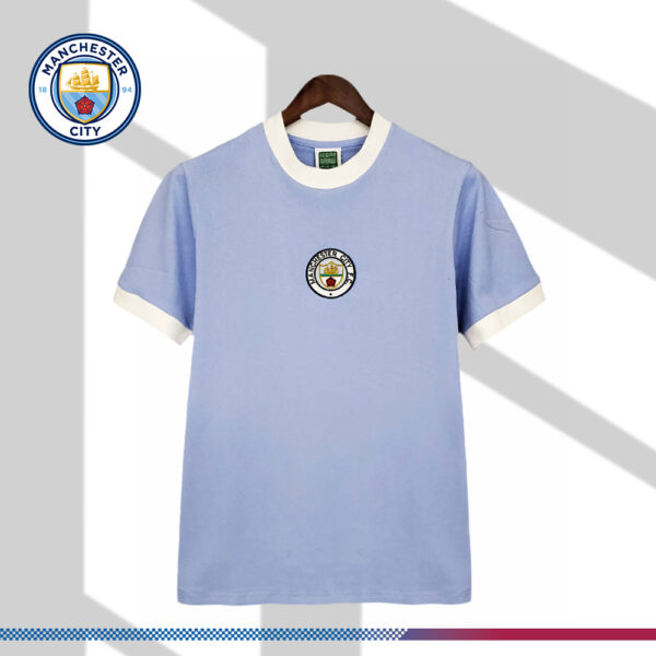 1972 Manchester City Retro Home Football Shirt