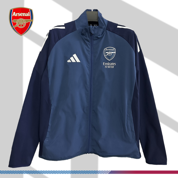 2025/2026 Arsenal Lake Blue Football Windbreaker