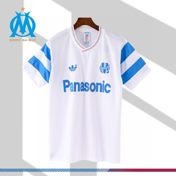 1990 Marseille Home Retro Football Shirt
