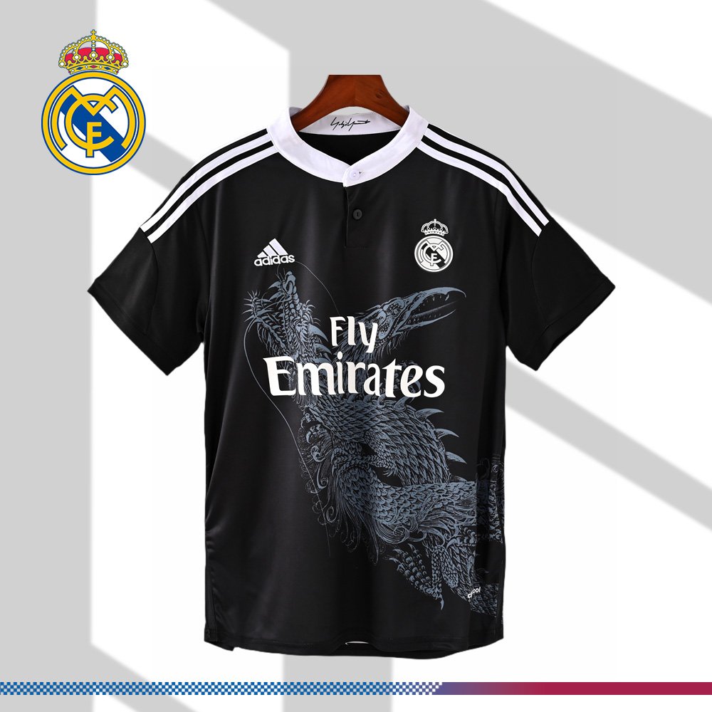 47922b3505-2221500fdc 2014/2015 Real Madrid Away Retro Football Shirt - Image 1