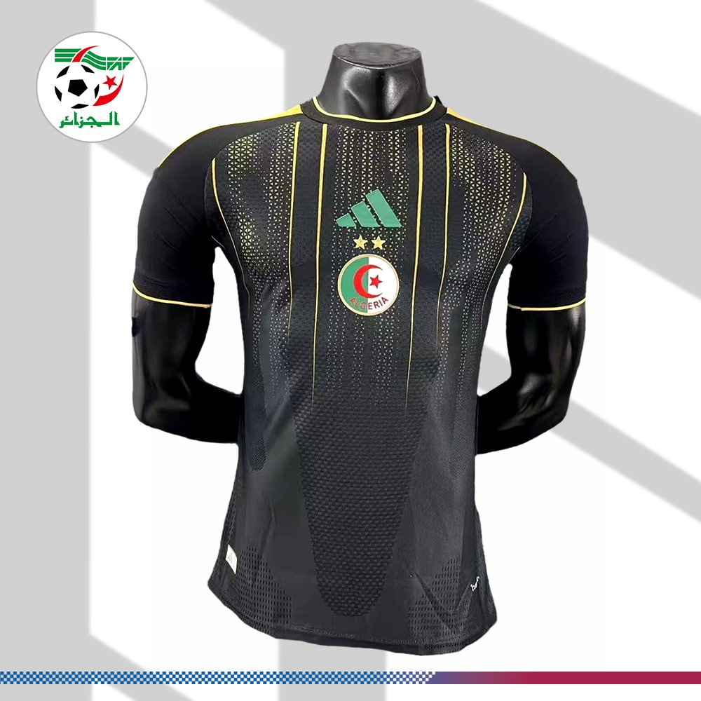 4c4815b548-145550fc2c 2026 Algeria Pre-match Training Football Shirt (Player Edition) - Image 1