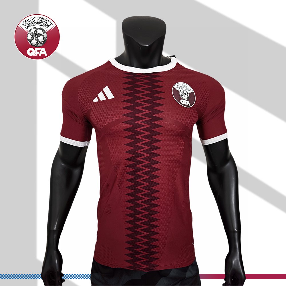 4ccba71d-02150476df 2026 Qatar Home Football Shirt (Player Edition) - Image 1