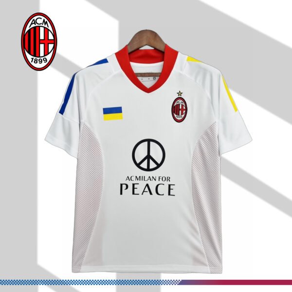 2002/2003 AC Milan Away Retro Champions League Final Edition Football Shirt