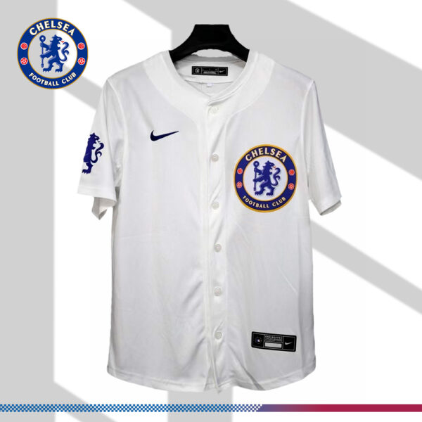 2025/2026 Chelsea Short Sleeve Button Baseball Uniform (Fans)