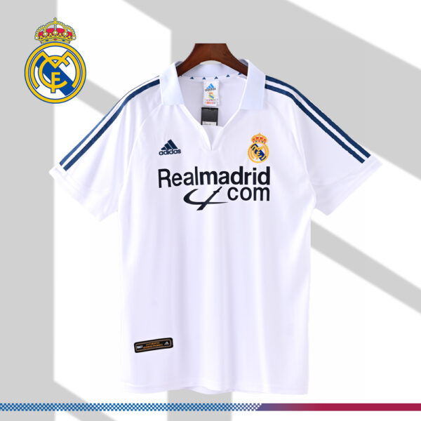 2001/2002 Real Madrid Home Retro Football Shirt