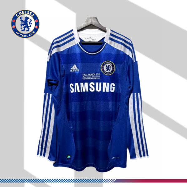 2011/2012 Chelsea Home Long Sleeve Retro Football Shirt (Fans)