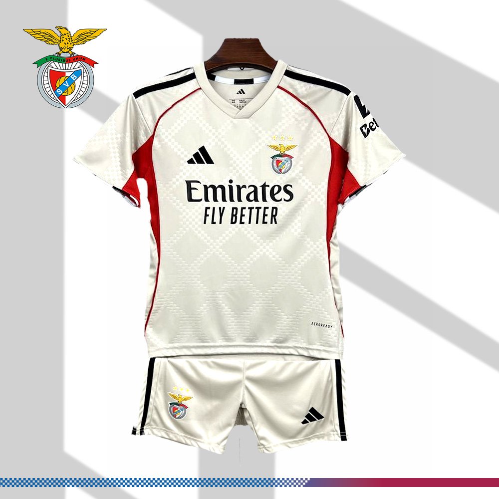 5-035154e4aa 2025/2026 Benfica Football Club Away Football Shirt(Kids Kit) - Image 1