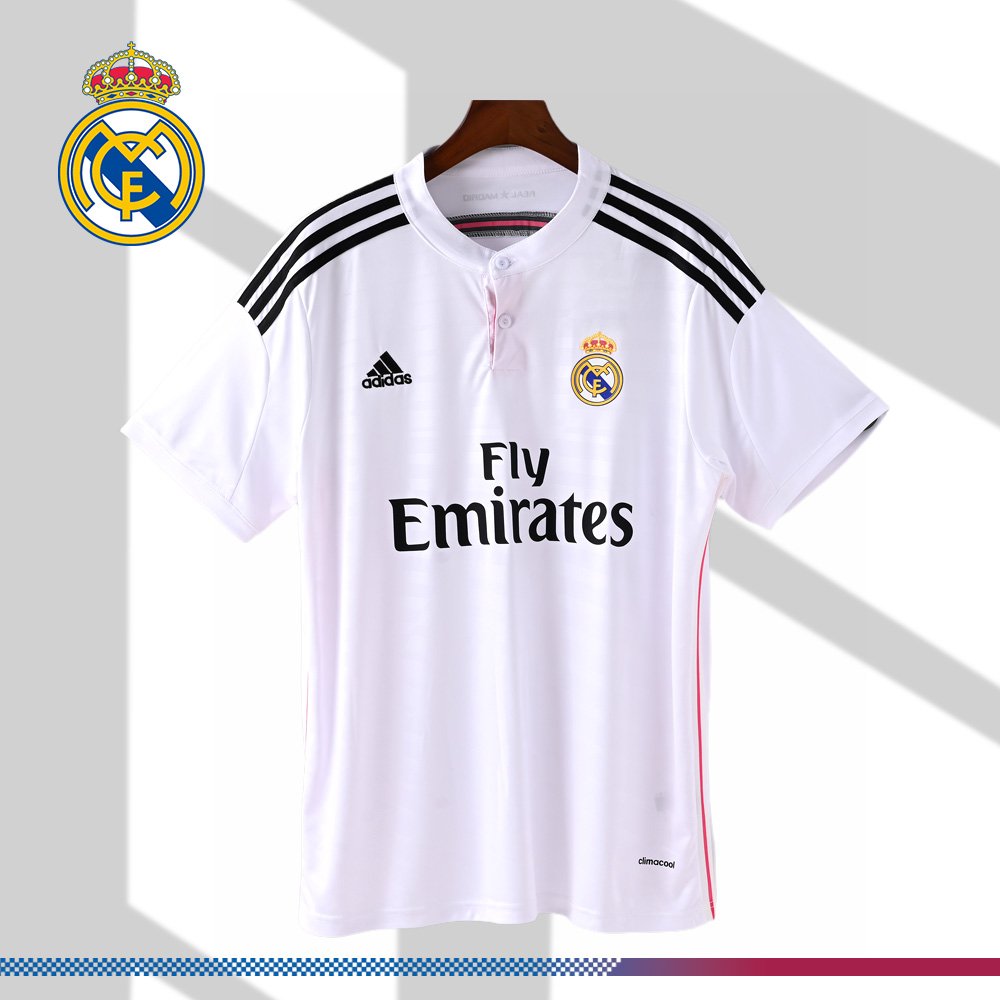 63631384ea-222604cef8 2014/2015 Real Madrid Home Retro Football Shirt - Image 1