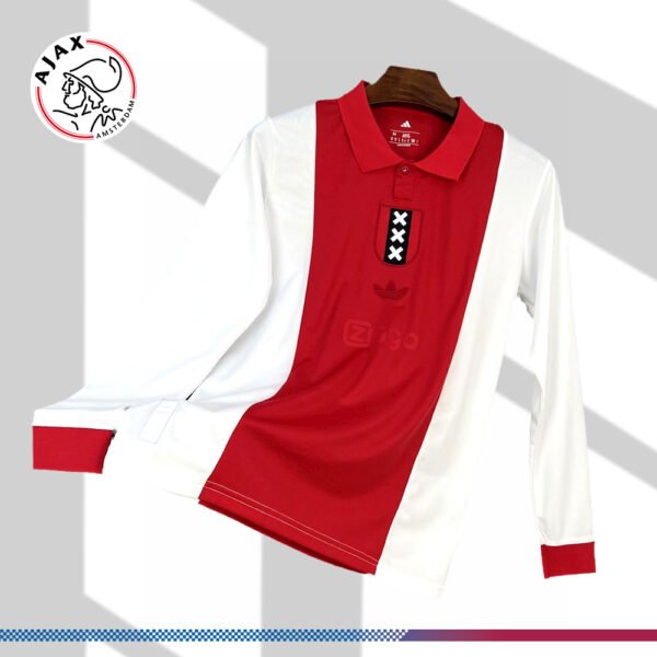 2025/2026 Ajax 125th Anniversary Edition Long Sleeve Football Shirt (Fan Edition)