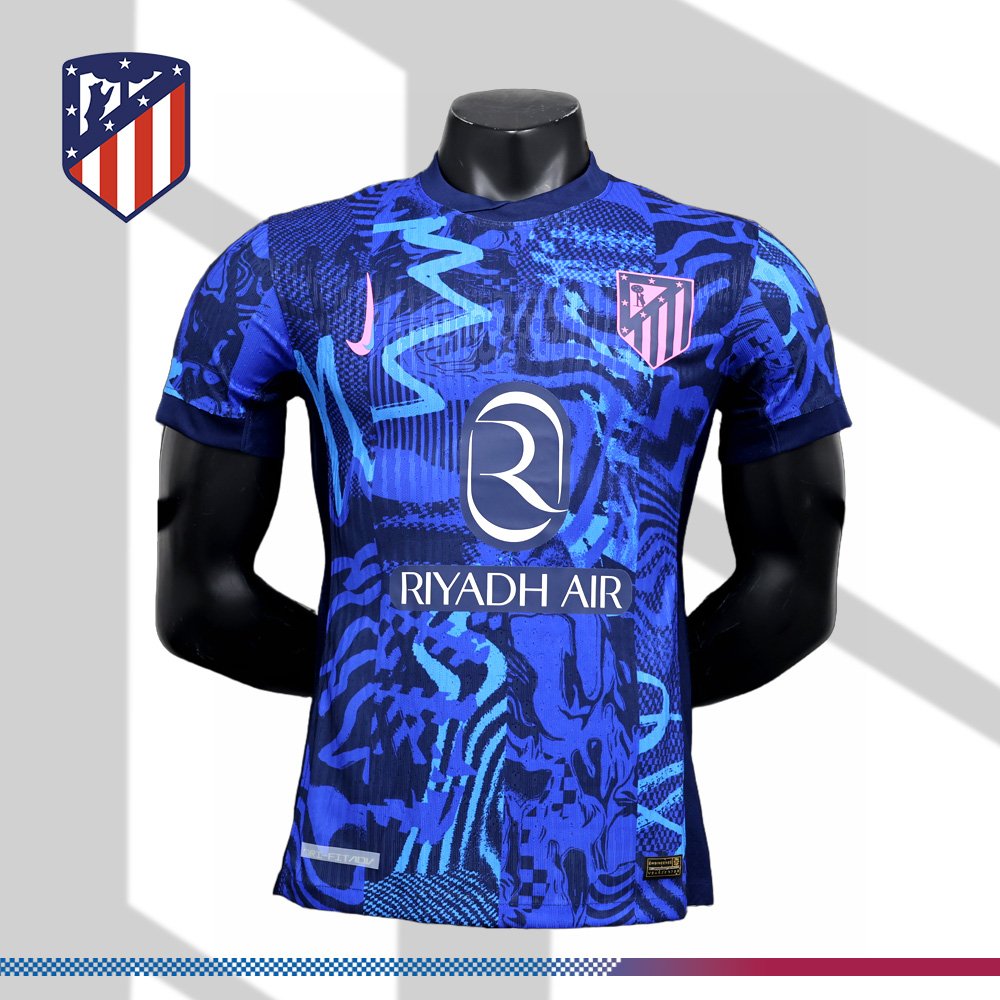 7065376d1e 2024/2025 Atletico Madrid Second Away Football Shirt (Player Edition) - Image 1