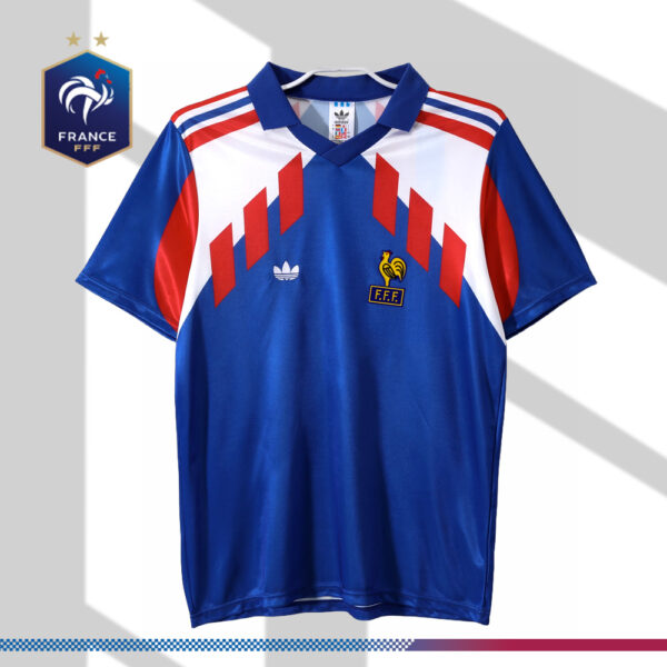 1990 France Home Retro Football Shirt