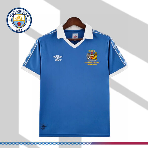 1981/1982 Manchester City Retro Home Football Shirt