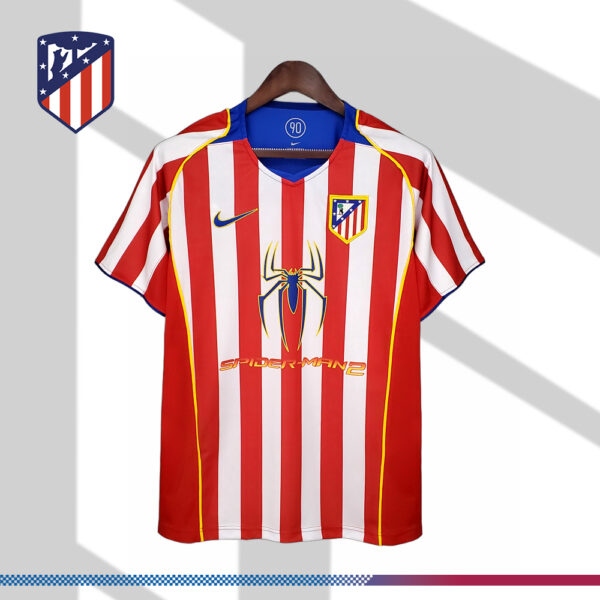 2004/2005 Atletico Madrid Home Retro Football Shirt