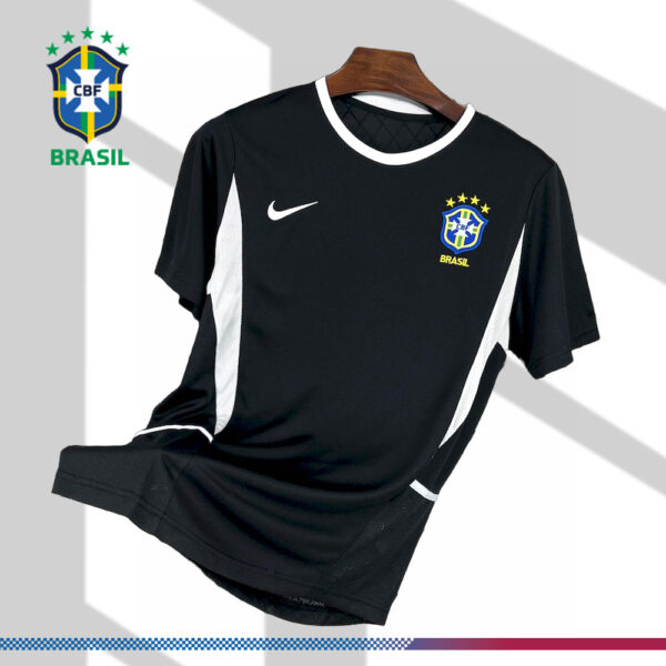 2002 Brazil Goalkeeper Retro Football Shirt