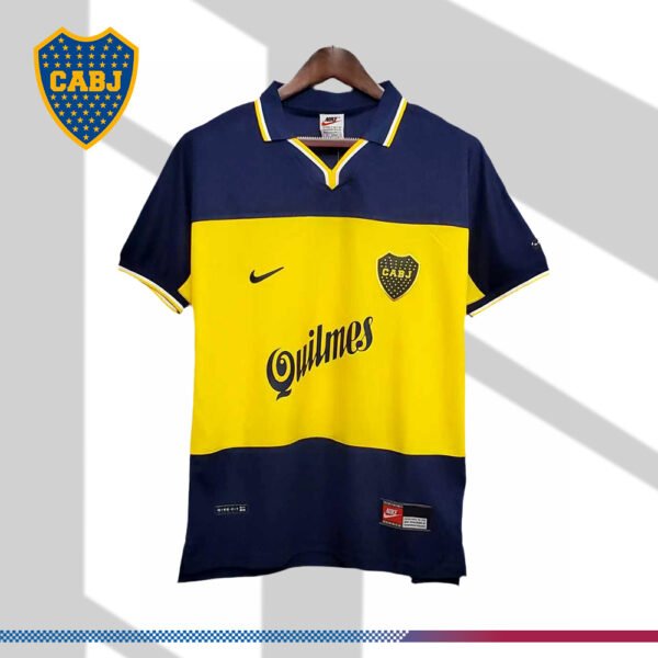1999 Boca Juniors Home Retro Football Shirt (Retro)