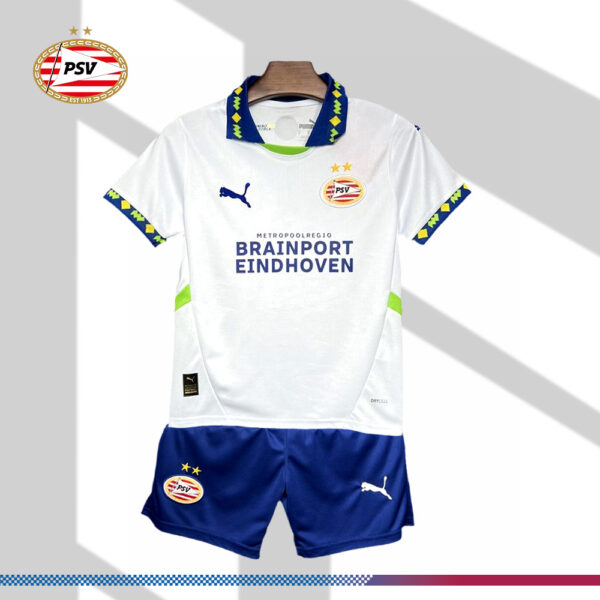 2024/2025 PSV Eindhoven Second Away Football Shirt（Kids Kit）