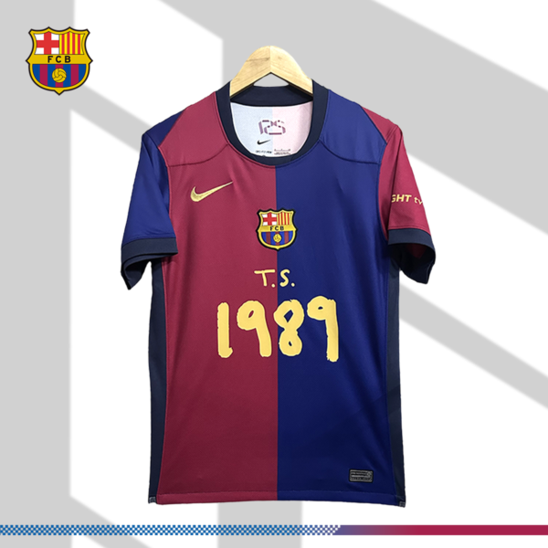 2024/2025 Barcelona Home 1989 Advertising Football Shirt (Fan Edition)