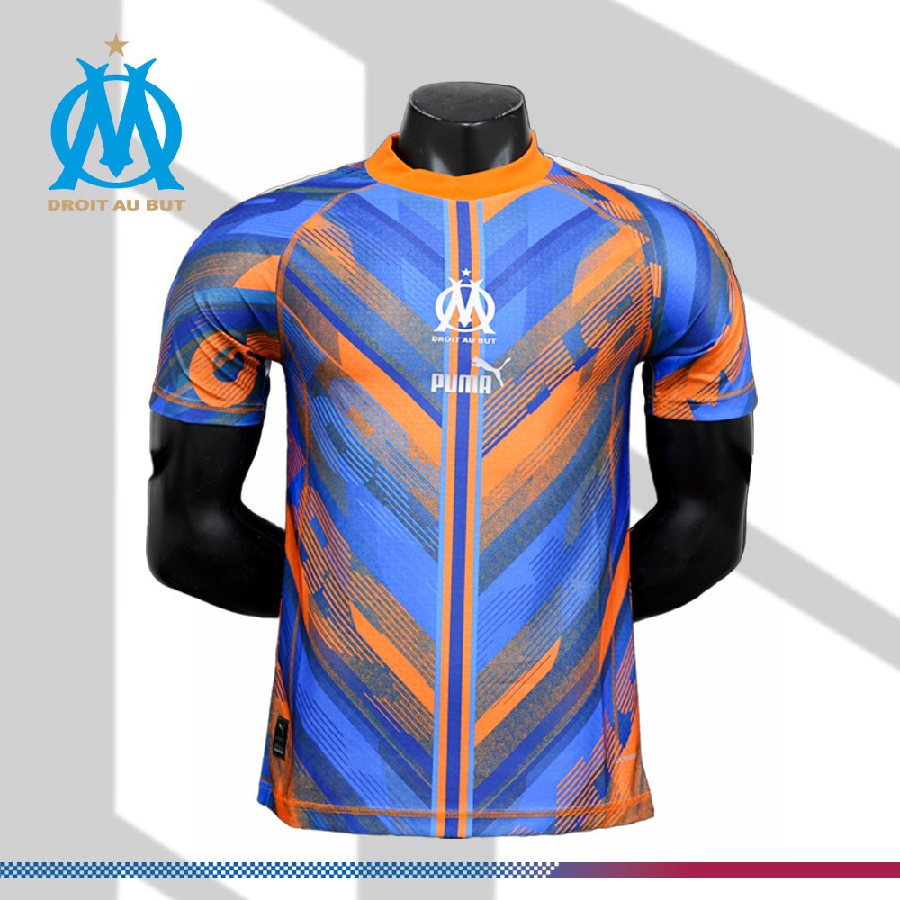 8086dceabe-0533177aab 2024/2025 Marseille 2nd Away Football Shirt (Player Edition) - Image 1