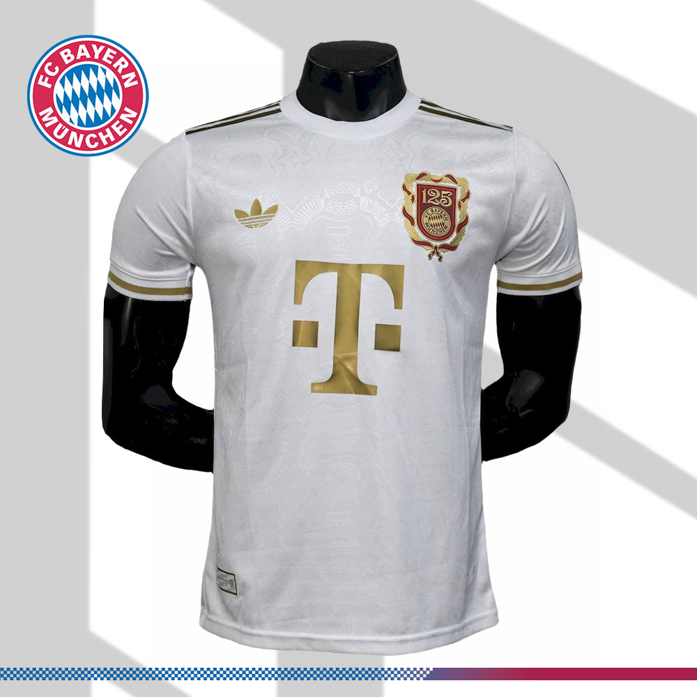 859c2ede2b-0225050dcd 2025/2026 Bayern Munich 125th Anniversary White Football Shirt (Player Edition) - Image 1