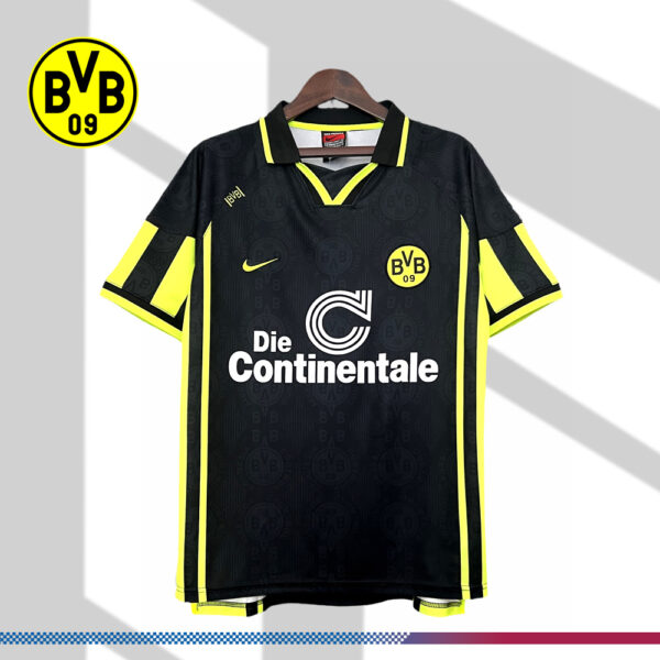 1996/1997 Dortmund Away Retro Football Shirt