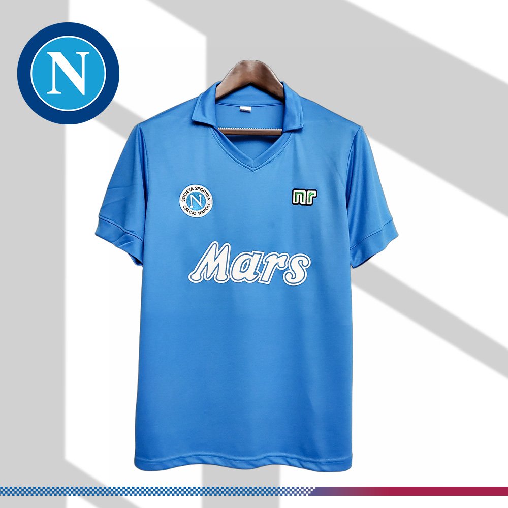 87d5ac6a6a-032916703b 1998/1999 Napoli Retro Home Football Shirt - Image 1