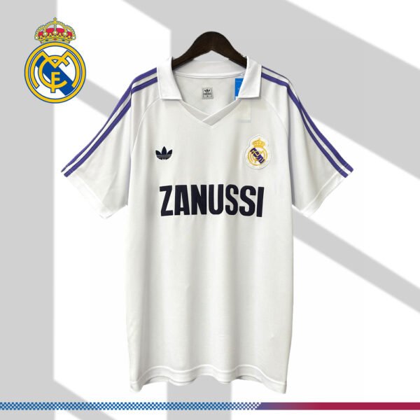 1984/1985 Real Madrid Home Retro Football Shirt