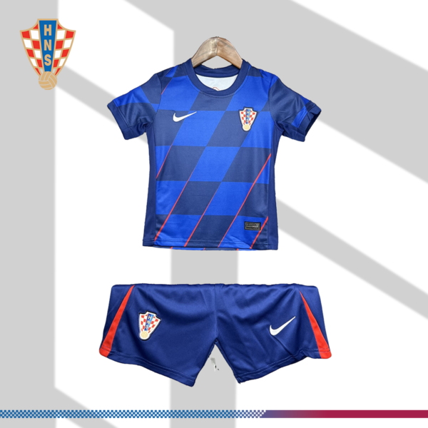 2024 Croatia away Football Shirt (Kids Kit)