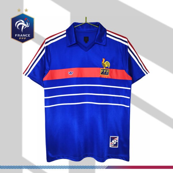 1984 France Home Retro Football Shirt