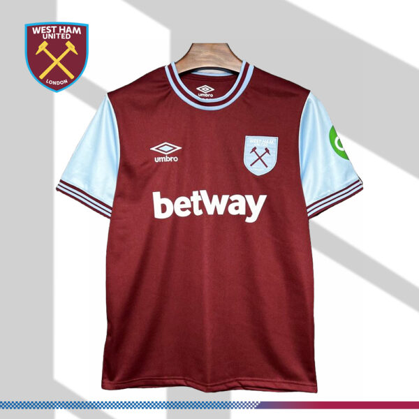 2024/2025 West Ham United Home Football Shirt （Fans）