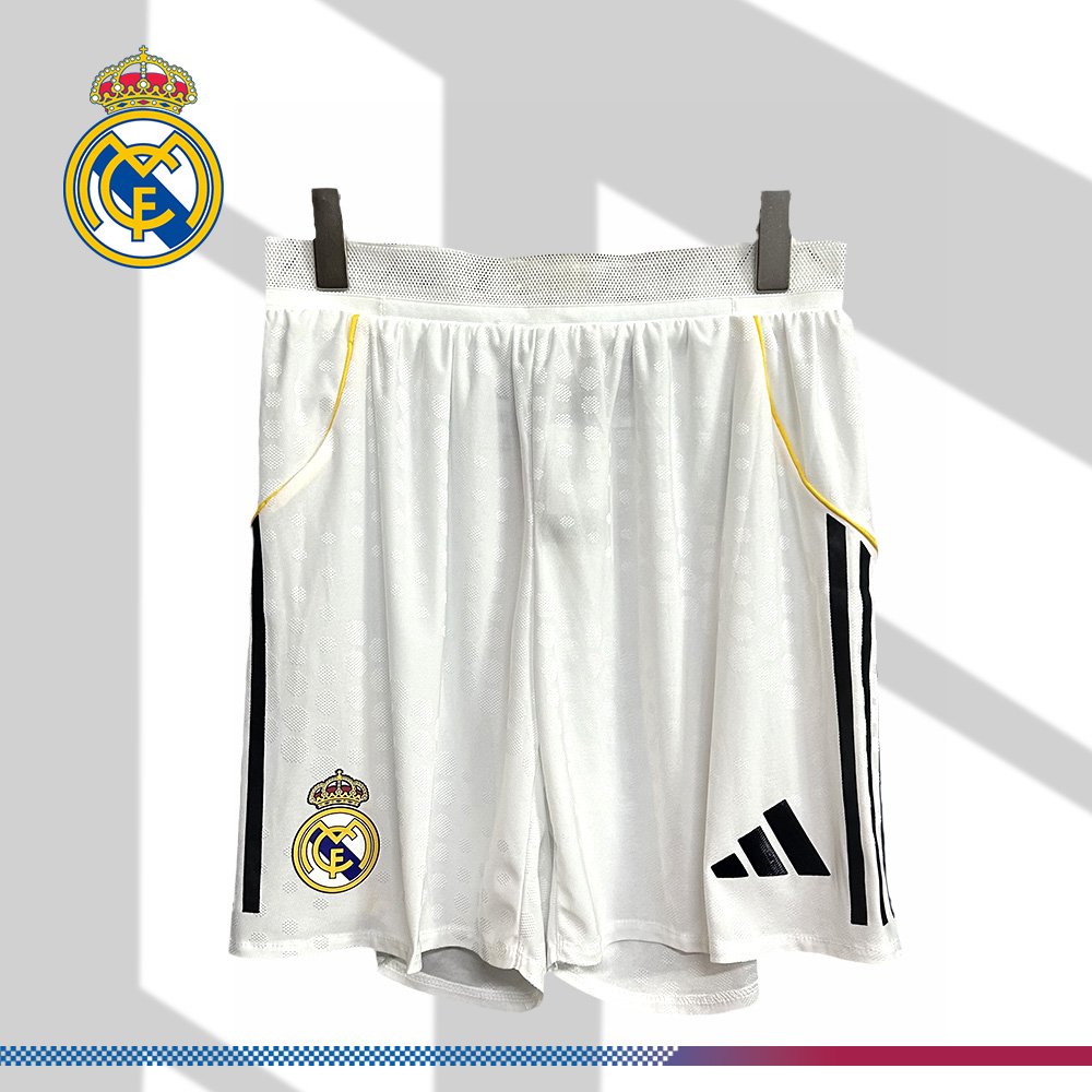 8fe3519c35-002844f042 2025/2026 Real Madrid Home Football Shorts - Image 1
