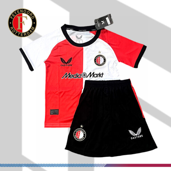 2024/2025 Feyenoord Home Football Shirt（Kids Kit）