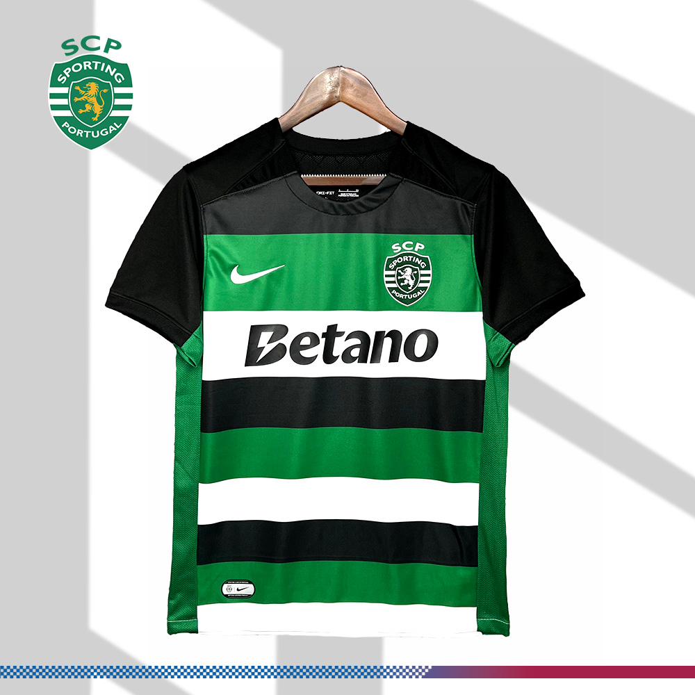 9-014801610e 2024/2025 Sporting Lisbon Home Football Shirt(Fan Edition) - Image 1