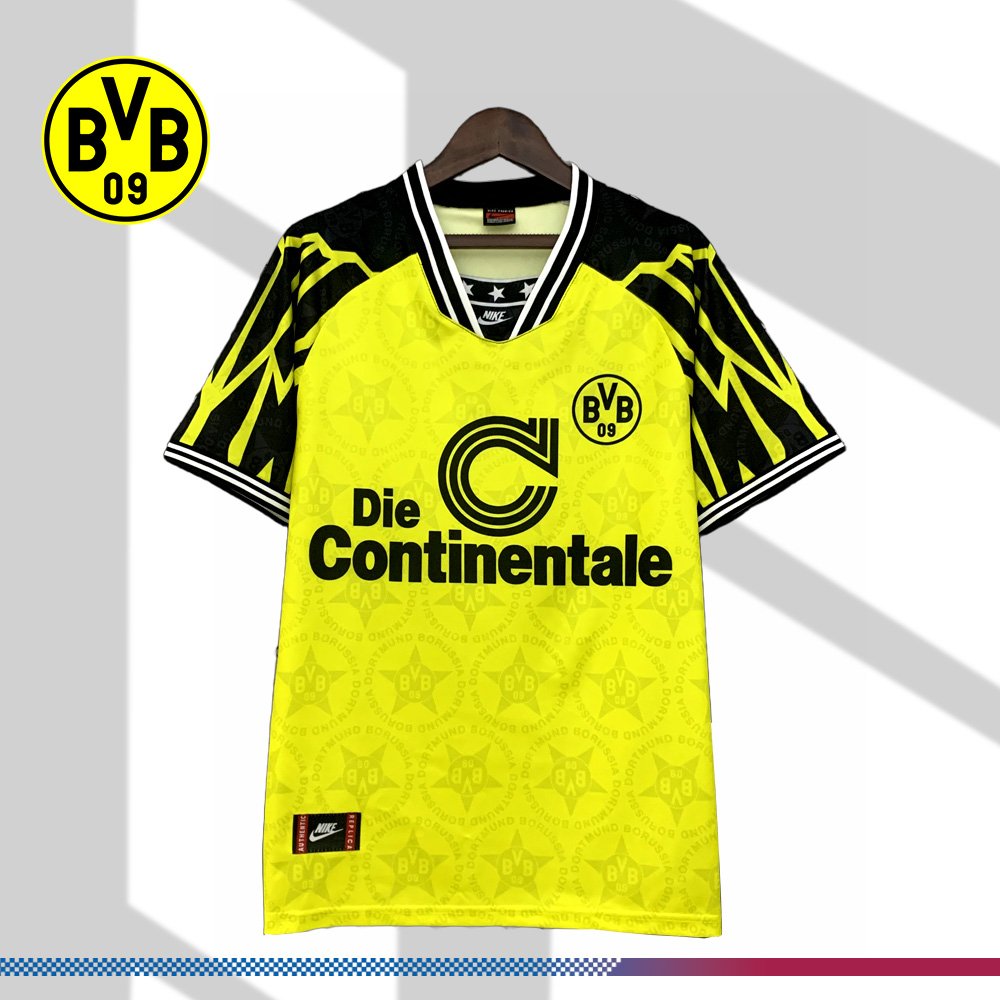 914b9a790e-230821e65f 1994/1995 Dortmund Home Retro Football Shirt - Image 1