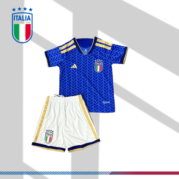 2026 Italy Home Football Shirt (Kids Kit)